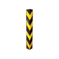 QRUBBER - Protector De Columna Negro  Amarillo - QRubber
