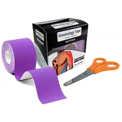 GENERICO - CINTA DE KINESIOLOGÍA FISIO DEPORTIVO LESIONES LILA