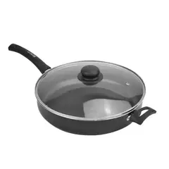 FACUSA - Cacerola Nova 28cm Revestimiento Antiadherente, Negro 75032054