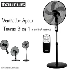TAURUS - Ventilador Apolo 3 en 1 - 100 watts