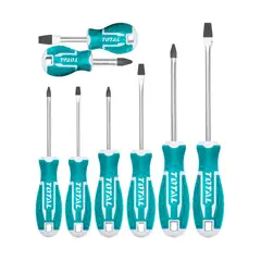 TOTAL TOOLS - Juego de 8 destornilladores Total