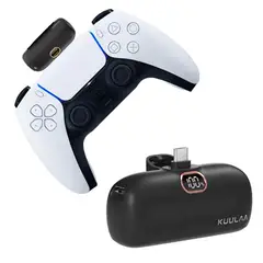 GENERICO - Cargador Inalámbrico para Mando PS5 Celular Tablet tipo C 5000mAh