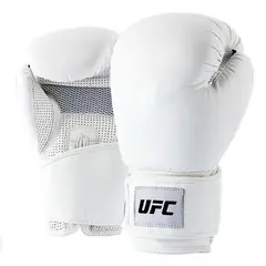 UFC - Guantes de Boxeo Tonal Blanco - 100% Poliuretano - 12 OZ