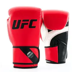 UFC - Guantes de Boxeo Fitness Rojo - 100% Poliuretano - 12 OZ