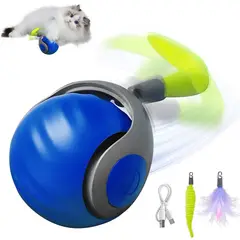 GENERICO - Juguete Interactivo para Gatos Pelota Inteligente con Cola