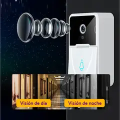 GENERICO - Cámara con Timbre Inalámbrico intercomunicador Vigila 247 visión nocturna HD