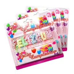 GENERICO - Vela frase feliz cumpleaños