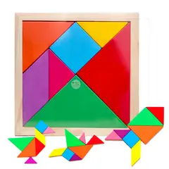 GENERICO - Tangram de Madera 18x18cm
