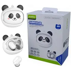EWTTO - Audífonos Bluetooth Ewtto Diseño Panda y Rostro Intercambiable