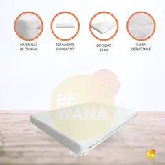 CARESTINO - Colchón Impermeable para Pack and Play «CARESTINO»