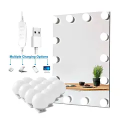 SEISA - Focos Led Estilo Hollywood para Espejo de maquillaje