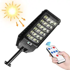 SEISA - Lampara Farola Reflector Con Panel Solar Recargable