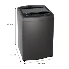 LG - Lavadora Wt19bvtb 19 Kg Turbodrum Carga Superior Negro Lg.