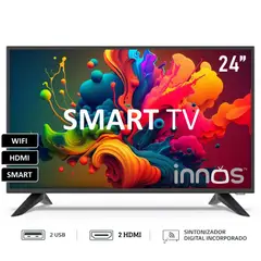 GENERICO - Televisor INNOS 24 Pulg. LED Smart Android TV HD S2401KU