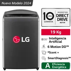 LG - LAVADORA LG 19 KG CARGA SUPERIOR AI DD INTELIGENCIA ARTIFICIAL WT19BV6T.