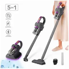 OEM - Aspiradora de Mano Portátil 5 en 1 Anti ácaros Multifuncional.