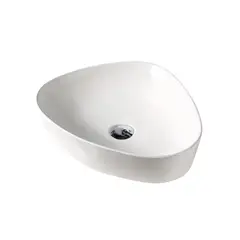 FRATELLI - LAVAMANOS DE LOZA TRIANGULAR BLANCO P148