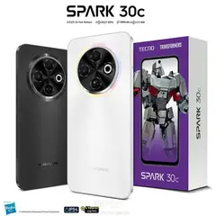 TECNO MOBILE - Smartphone Tecno Spark 30C/ KL5/ 256GB ROM+ 8GB RAM (4GB+ 4GB Extended) ORBIT BLACK