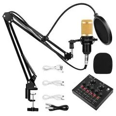 GENERICO - Micrófono Condensador Profesional Consola Tarjeta De Sonido Audio 645
