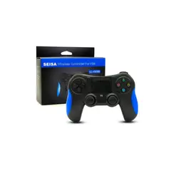 SEISA - Mando para PS4 SJ-4006B Inalámbrico Recargable SEISA