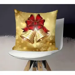 GENERICO - Funda Cojin Navideño diseño Campana