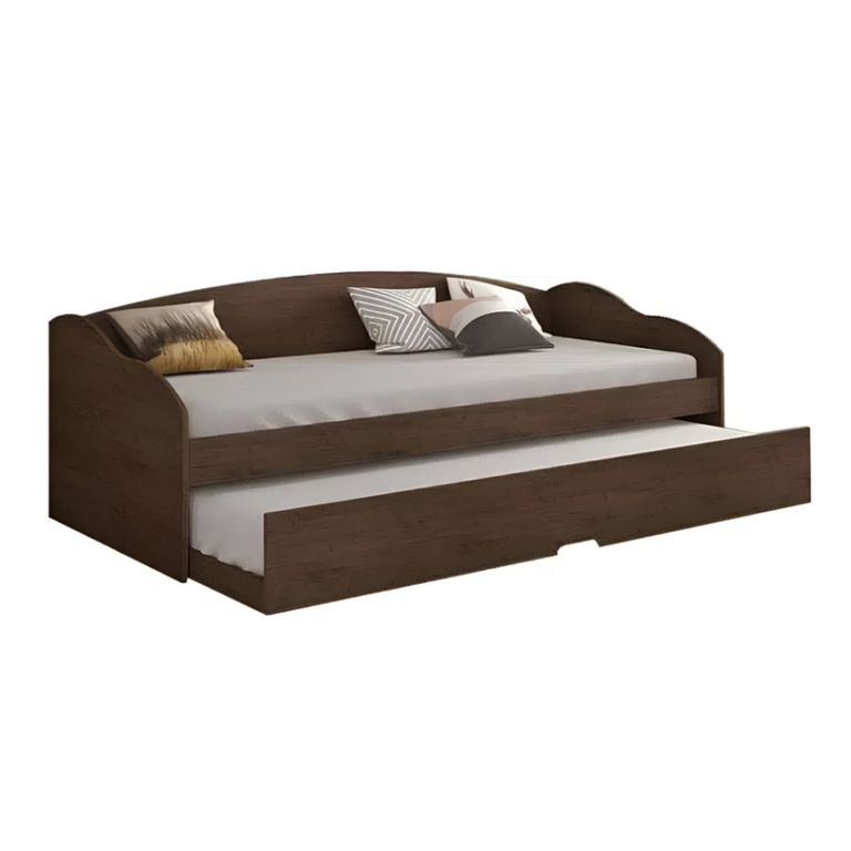 HYS DORMITORIO 2 PLZ CON CAMA NIDO MASIL MARRON