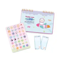 INGENIAL - Pack Llami Sueños: Calendario 2026 + set de notas + stickers