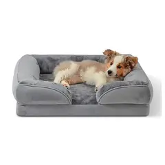 QUE PATAS PET SHOP - Cama Ortopédica Perros Grandes Funda Lavable Antideslizante Talla M