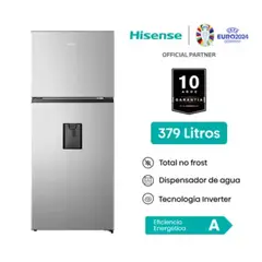 HISENSE - Refrigeradora 379L Top mount inverter RT3N375NMCA