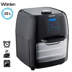 GENERICO - FREIDORA DE AIRE DIGITAL WURDEN 3 EN 1 DE 10 L WFR-EASYCHEF10
