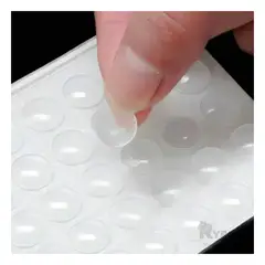 GENERICO - Amortiguadores de 100 Piezas de Puertas en Transparente