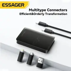 ESSAGER - Estuche multifuncional 4 en 1 de 60W