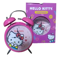 SANRIO - RELOJ DESPERTADOR HELLO KITTY VINTAGE MODELO CAMPANA