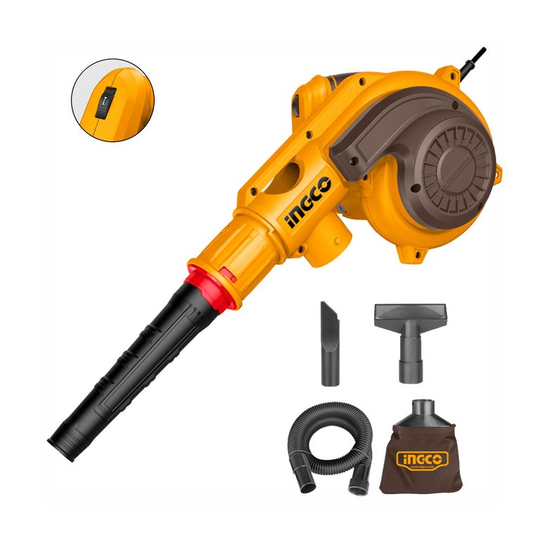 Soplador Aspiradora 800w Eléctrica Ingco AB8038