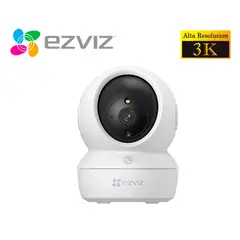 Ezviz - Cámara Seguridad Ezviz H6C PRO 3K 5Mp Wifi Inalámbrica Gira 360