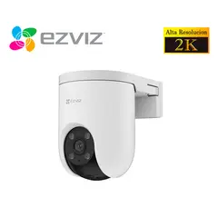Ezviz - Cámara Seguridad Ezviz H8C 2K POE 3MP Gira 360 Wifi Noche Color