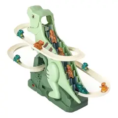 OEM - Dinosaurio de escalada con luces LED y Músical a pilas