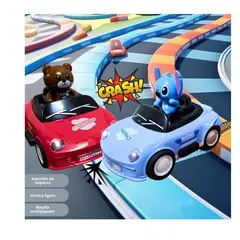 OEM - Juguete Set de Carro Chocones con Luz Led y Humo