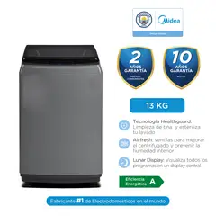 MIDEA - Lavadora 13 Kg Carga Superior Silver MA200W130/G-PE.
