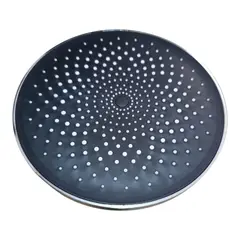 GENERICO - Cabezal Ducha Española Redondo ABS 20cm con Brazo de 37cm Acero