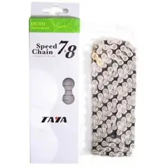 GENERICO - Cadena de Bicicleta Marca Taya Octo 7 y 8 Velocidades