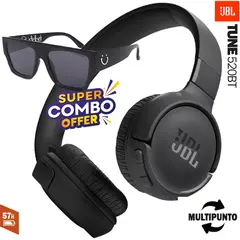 JBL - Gran Combo Tune 520BT Audifonos Bt + Lentes de Regalo GUDSHET