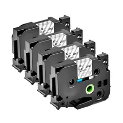 BROTHER - CINTA COMPATIBLE TZ2-135 BLANCO SOBRE TRANSPARENTE