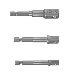 TRUPER - Juego de 3 adaptadores para dados de 1/4", 3/8" y 1/2" 10752