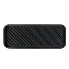 HOGARMAS - Bandeja Organizadora de Silicona Negro