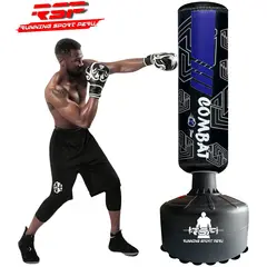 GENERICO - Saco Boxeo Piso con Base de Pedestal Importado