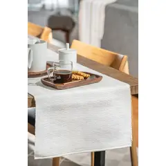 MAP DESIGN HOME - Camino de Mesa Cabos Gris Plata 180x40 cm