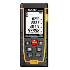 SNDWAY - Medidor De Distancia Laser 100m con Nivel SW-TG100