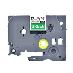 BROTHER - CINTA COMPATIBLE TZ2-735 TEXTO BLANCO SOBRE VERDE