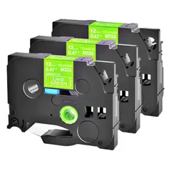 BROTHER - CINTA COMPATIBLE TZ2-MQG35 BLANCO SOBRE VERDE LIMA